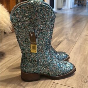 Sparkly Multicolor Cowboy Boots